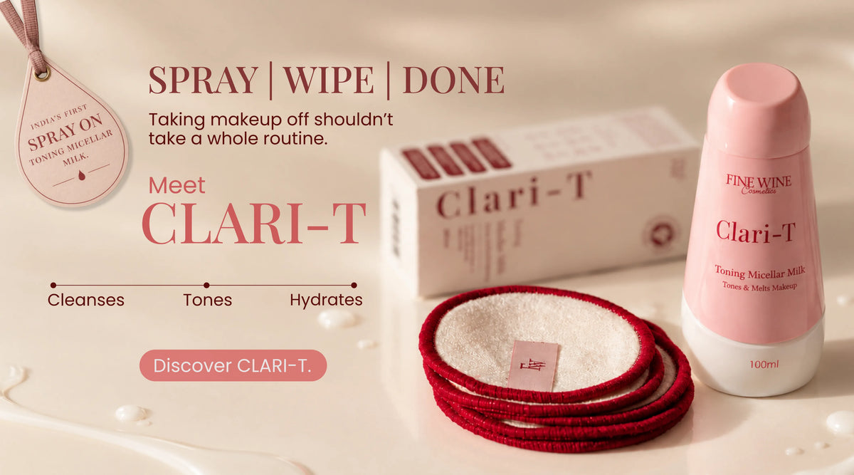 Fine Wine Cosmetics products tested on real skin tones