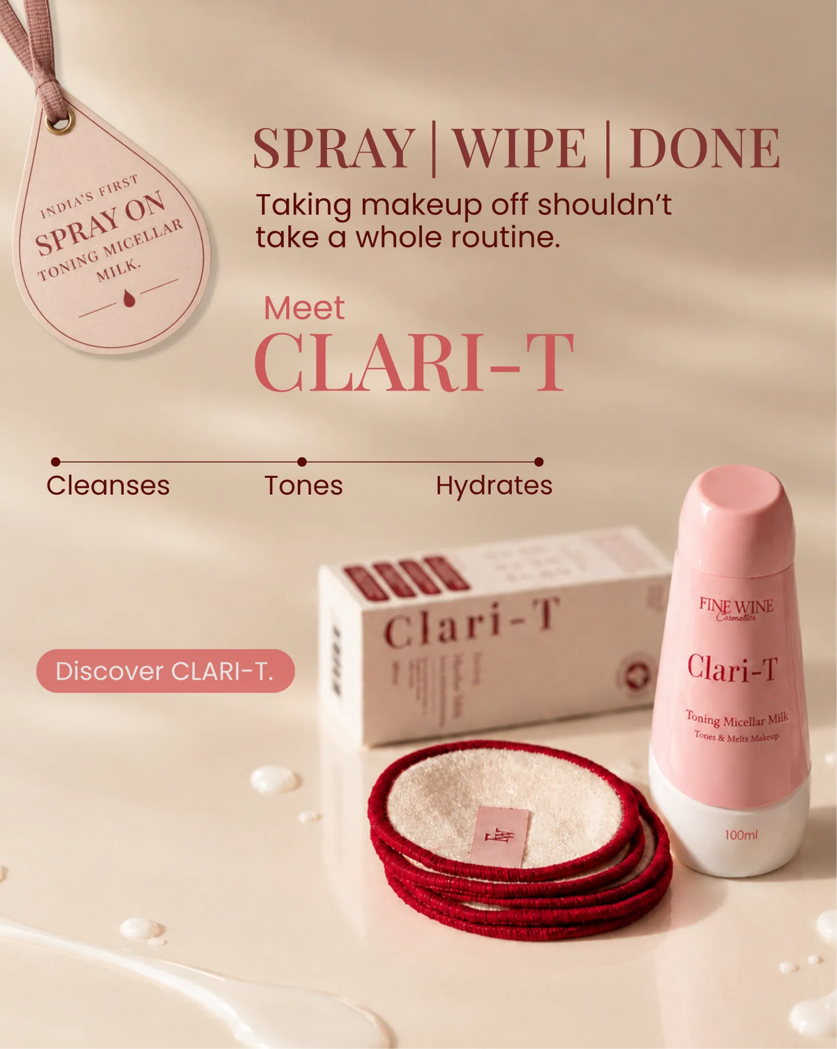 Fine Wine Cosmetics products tested on real skin tones